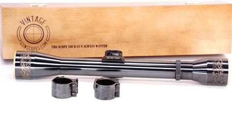 Description Collectors, this is an older steel USA made Weaver 4X scope with covers. . Vintage weaver k4 scope for sale